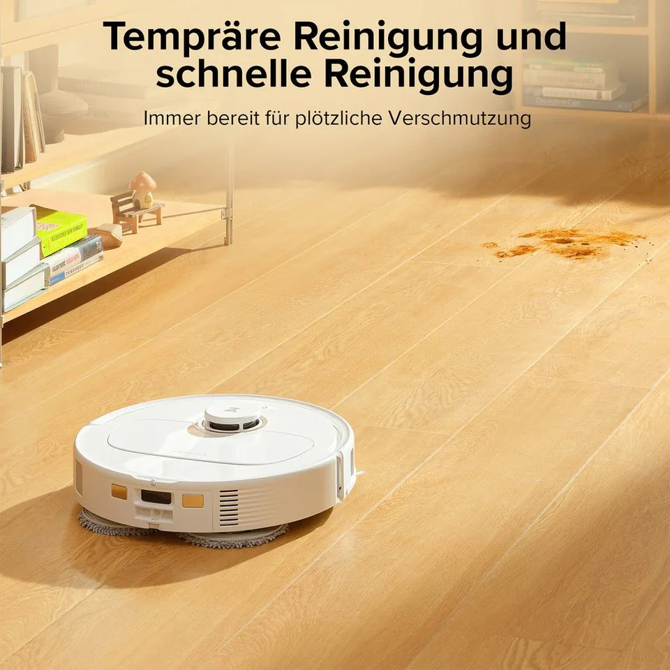 Roborock Qrevo Pro Saugroboter, 98,8% Eckenreinigung, Heißwasser-Moppwäsche, 7000 Pa Saugleistung 4