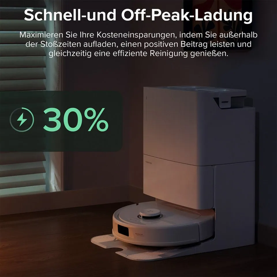 Roborock Qrevo Pro Saugroboter, 98,8% Eckenreinigung, Heißwasser-Moppwäsche, 7000 Pa Saugleistung 5