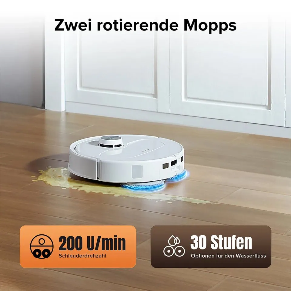 Roborock Qrevo Master Saugroboter, 10.000 Pa Saugkraft, KI-Hindernisvermeidung, All-in-One-Dock 3