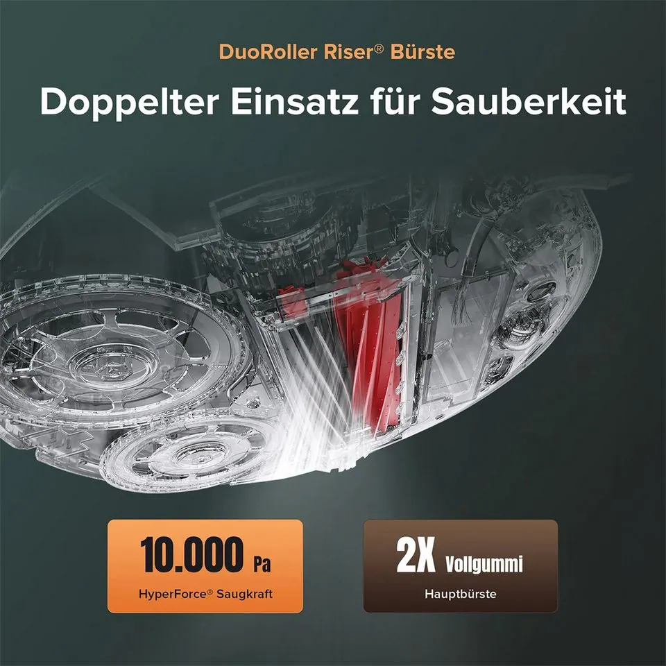 Roborock Qrevo Master Saugroboter, 10.000 Pa Saugkraft, KI-Hindernisvermeidung, All-in-One-Dock 4