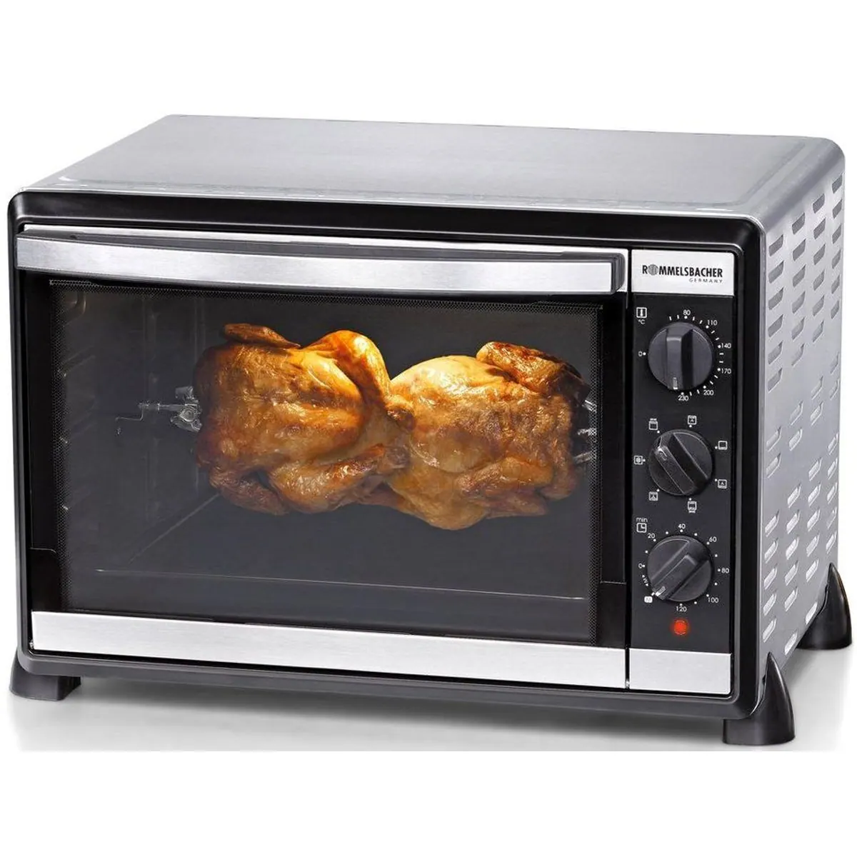 Rommelsbacher BG 1805/E Minibackofen, präzise Temperaturregelung, kompakte Bauweise, vielseitige Funktionen