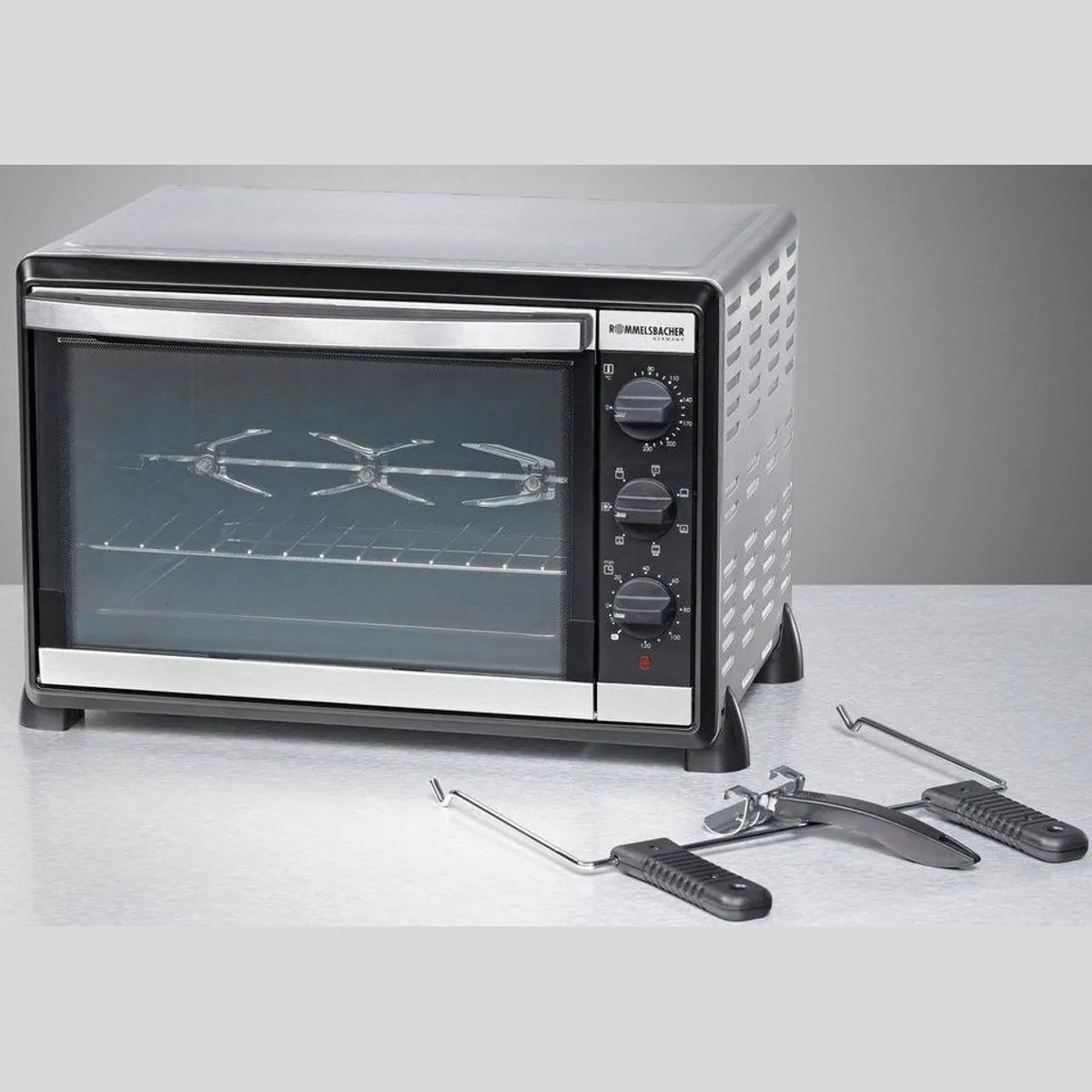 Rommelsbacher BG 1805/E Minibackofen, präzise Temperaturregelung, kompakte Bauweise, vielseitige Funktionen 2