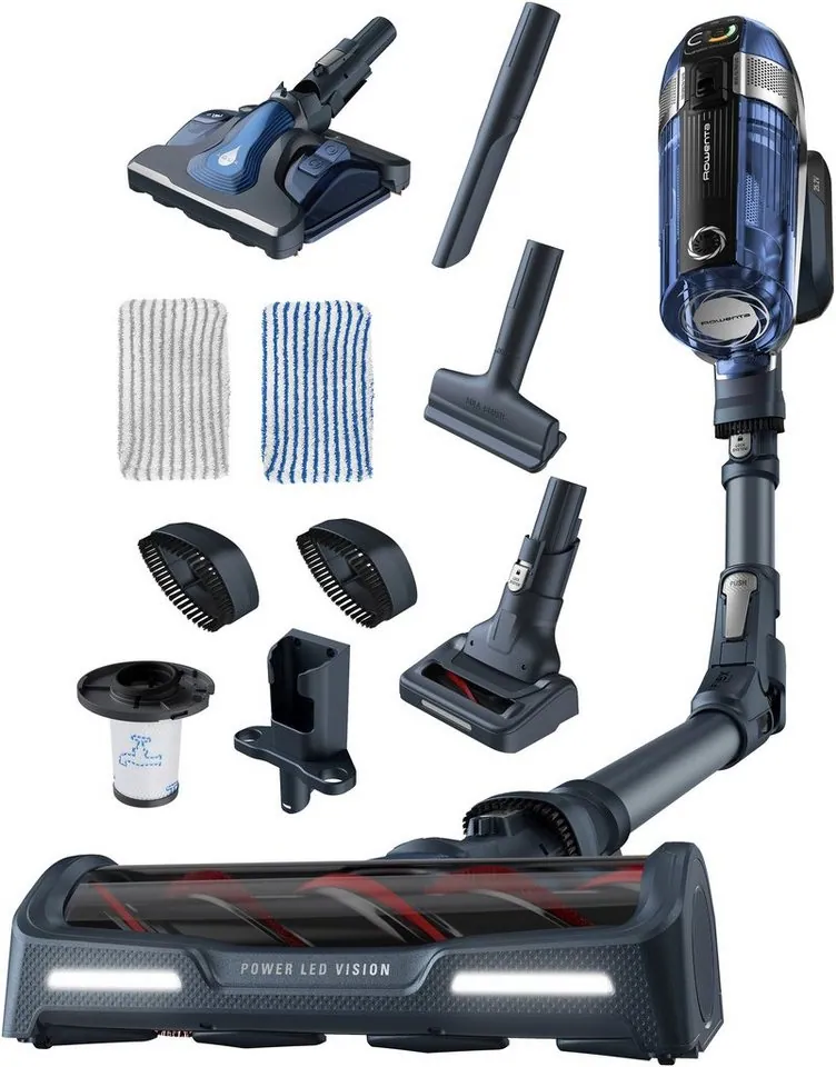Rowenta X-Force Flex 11.60 Aqua, Akku-Staubsauger mit Wischfunktion, 45 Min. Laufzeit 2
