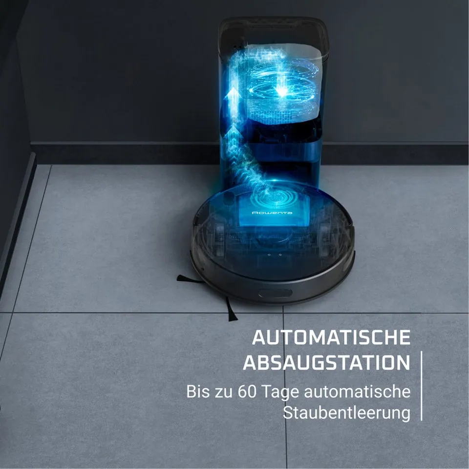 Rowenta X-Plorer 75S+ Neo Saugroboter, automatische Absaugstation, präzise Lasernavigation 3