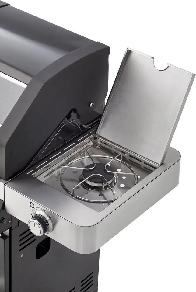 RÖSLE VIDERO Gasgrill BBQ-Station, 3 Brenner, Primezone und Seitenbrenner — vielseitig, sicher, leistungsstark 4