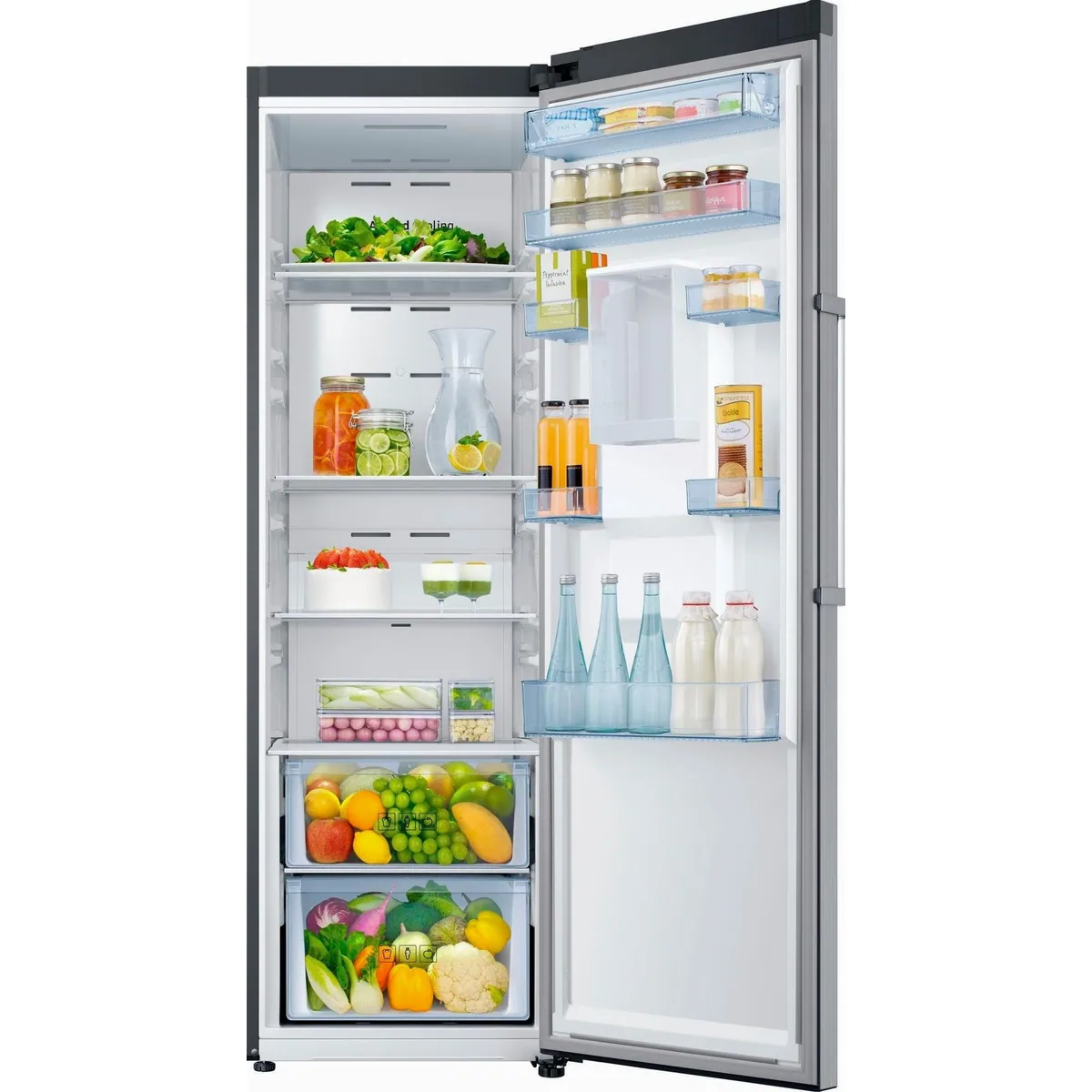 Samsung RR39M7305S9 Vollraumkühlschrank, 185,3 cm hoch, 59,5 cm breit, 382 l Volumen Dieses Produkt der Marke Samsung wird von uns als unabhängigem 5