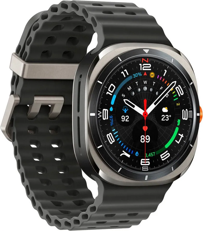 Samsung Galaxy Watch Ultra (2025) Smartwatch, Titan-Gehäuse, AI-Funktionen, Dual-GPS Dieses Produkt der Marke Samsung wird von uns als unabhängigem 2