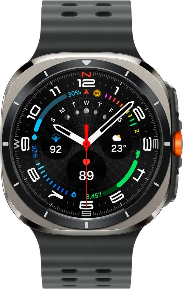 Samsung Galaxy Watch Ultra (2025) Smartwatch, Titan-Gehäuse, AI-Funktionen, Dual-GPS Dieses Produkt der Marke Samsung wird von uns als unabhängigem 3