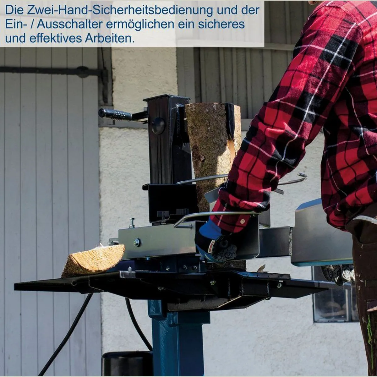 Scheppach HL730 Holzspalter, 2100 W, 7 Tonnen Spaltkraft, 55 cm Spaltgutlänge 4