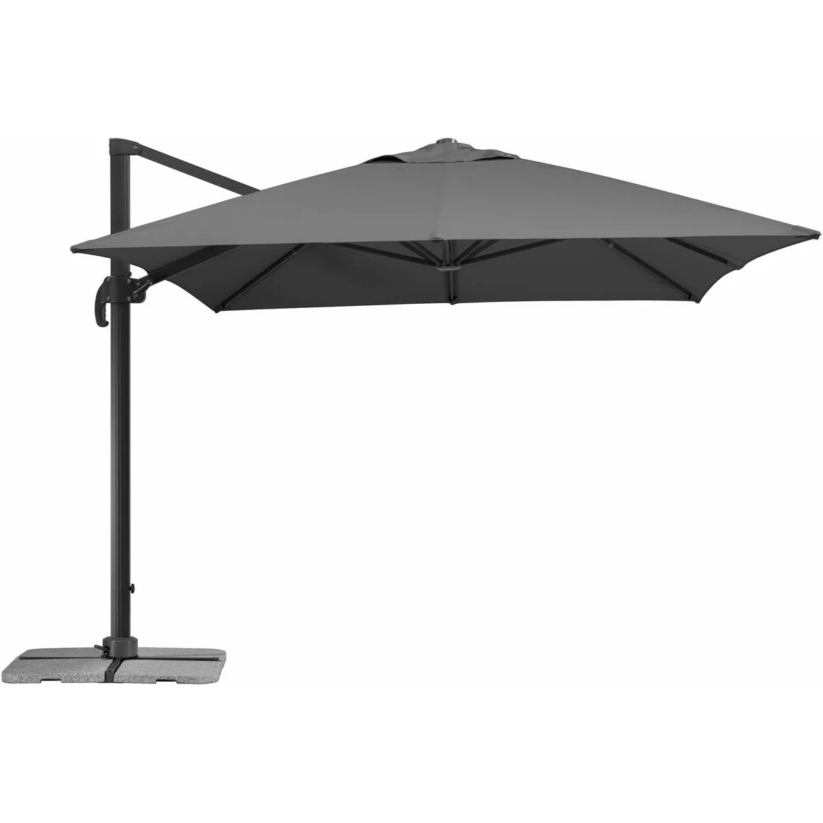 Schneider Schirme Ampelschirm Rhodos Grande, 300x400 cm, mit Schutzhülle und Schirmständer 2
