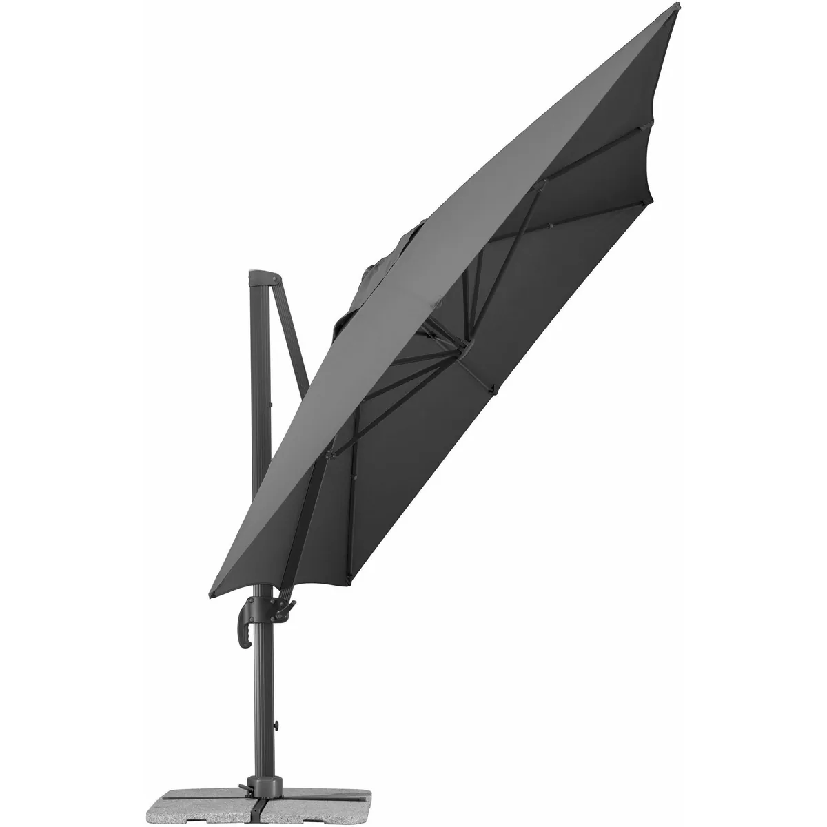 Schneider Schirme Ampelschirm Rhodos Grande, 300x400 cm, mit Schutzhülle und Schirmständer 3
