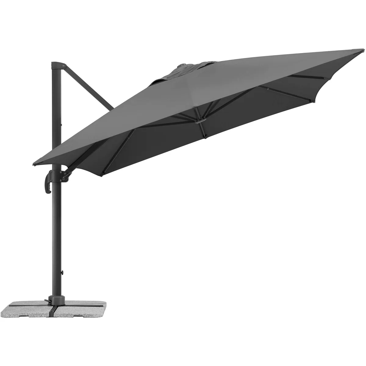 Schneider Schirme Ampelschirm Rhodos Grande, 300x400 cm, mit Schutzhülle und Schirmständer 4