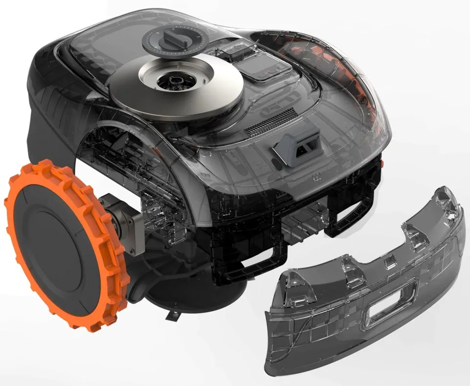 Segway Navimow i108E Rasenmähroboter, virtuelle Begrenzung, KI-gestützte Funktionen 4
