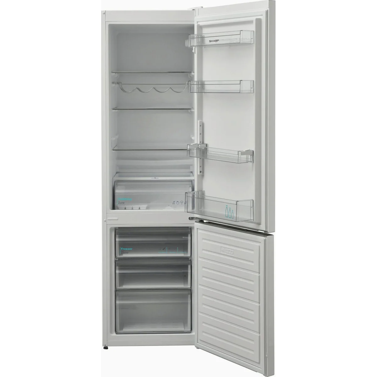 Sharp SJ-BB05DTXWD-EU Kühl-/Gefrierkombination, 204 l Kühlvolumen, 84 l Gefriervolumen, 38 dB Lautstärke 2