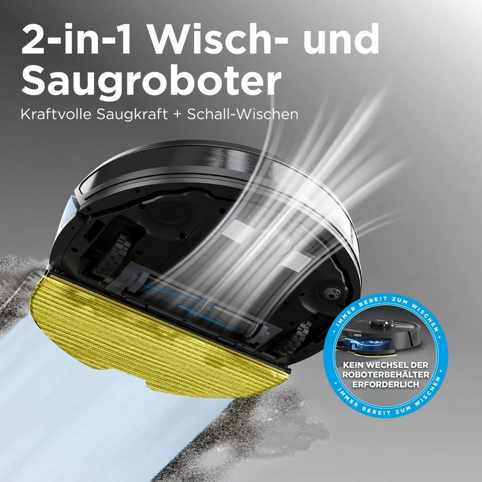 Shark Matrix Plus Saug- und Wischroboter, 2-in-1 Funktion, Selbstentleerung 2