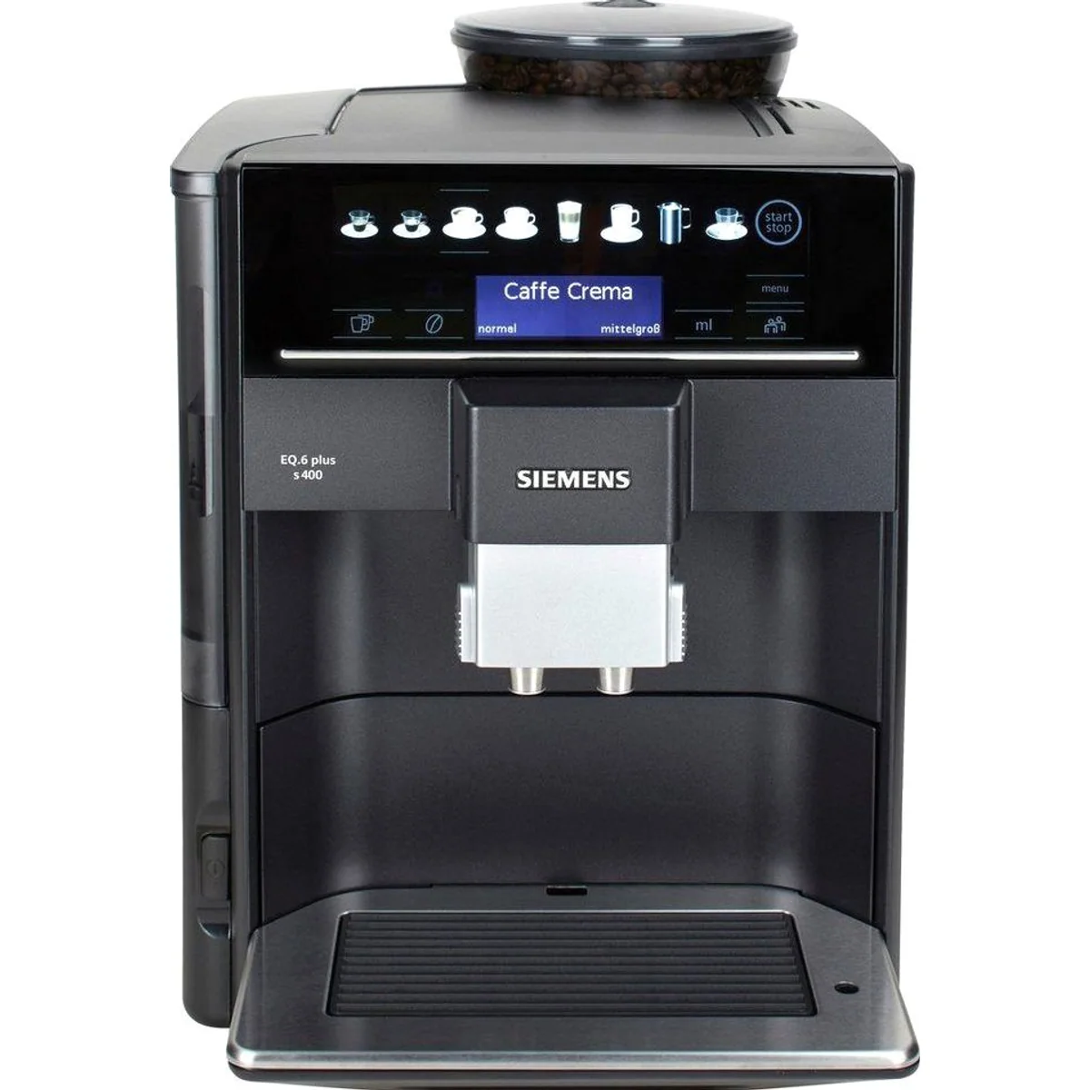 SIEMENS EQ6 plus s400 TE654509DE, Doppeltassenfunktion, Keramikmahlwerk, automatische Dampfreinigung 4