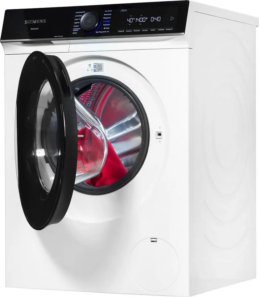 SIEMENS WG44B20Z0 Waschmaschine, 9 kg Fassungsvermögen, energieeffizient, leise im Betrieb 2