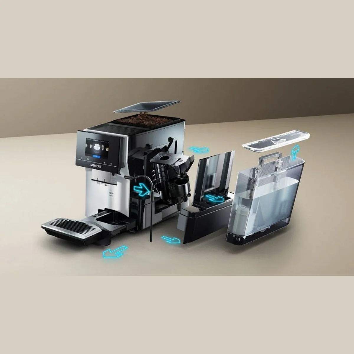 SIEMENS EQ700 classic TP715D47, Cold Brew, 5" TFT-Display, App, 10 Favoriten 3