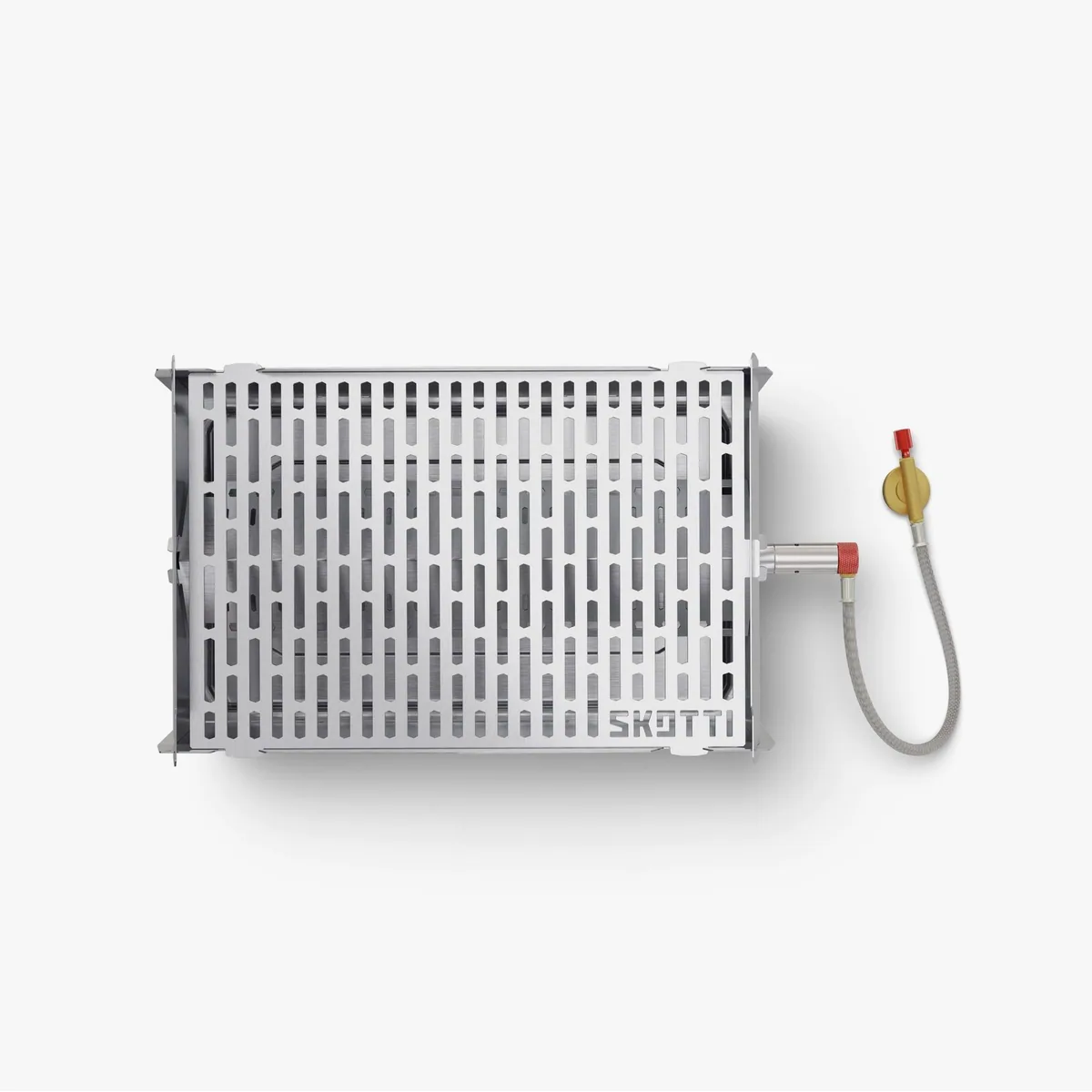 Skotti Grill 2.0, mobiler Edelstahl Gasgrill, leicht, leistungsstark, einfach zu reinigen 3