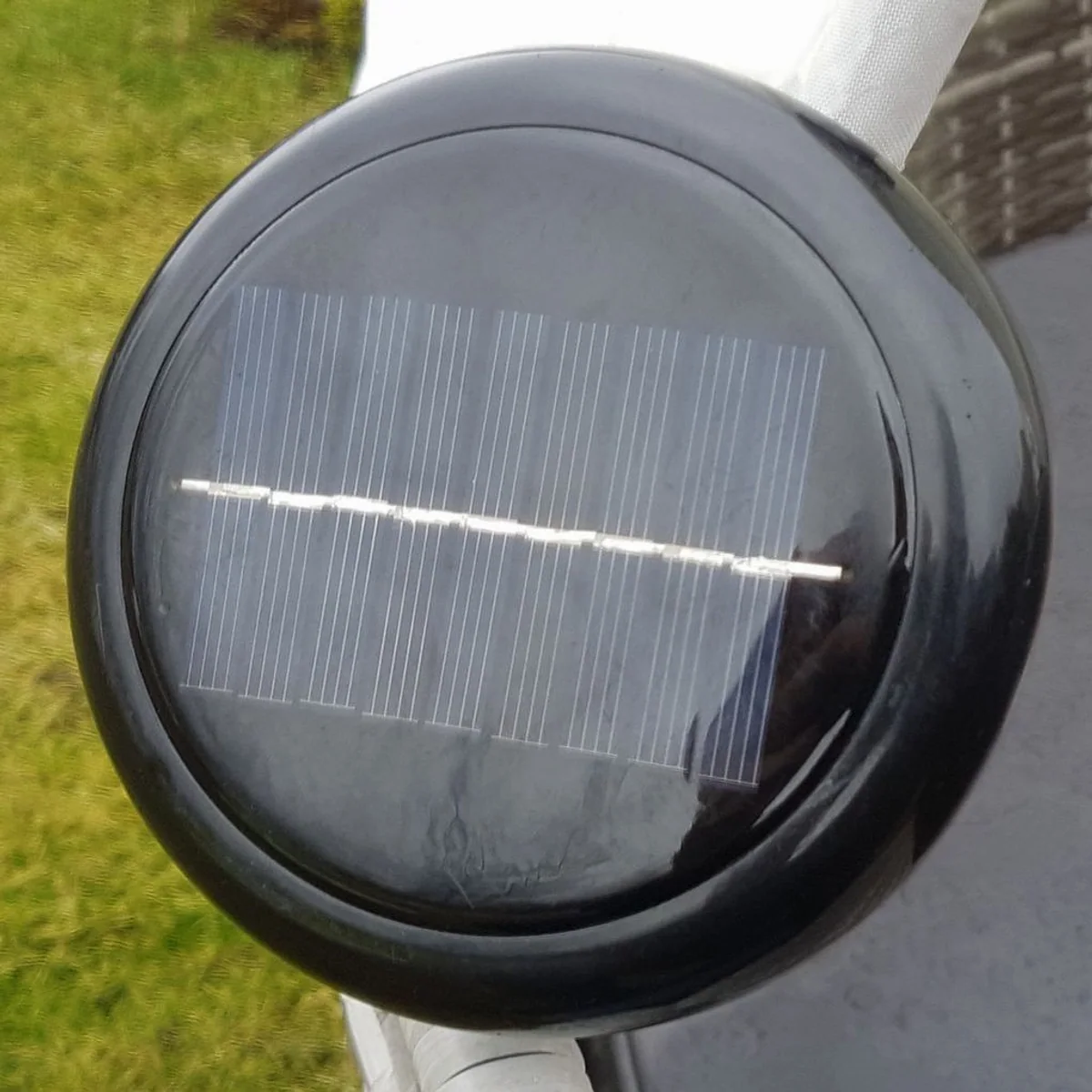 Swing&Harmonie RI-2101 Sonneninsel, 210 cm Durchmesser, LED-Beleuchtung, abnehmbarer Bezug 3