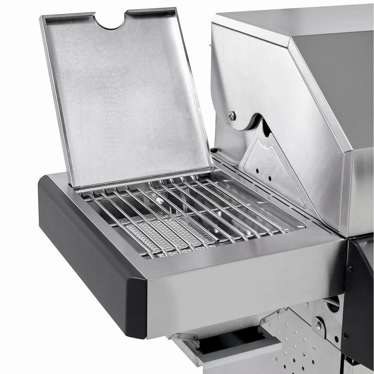 TAINO PLATINUM 4+2 Gasgrill, 20,7 kW Leistung, Keramik Sear-Burner, Edelstahl 5