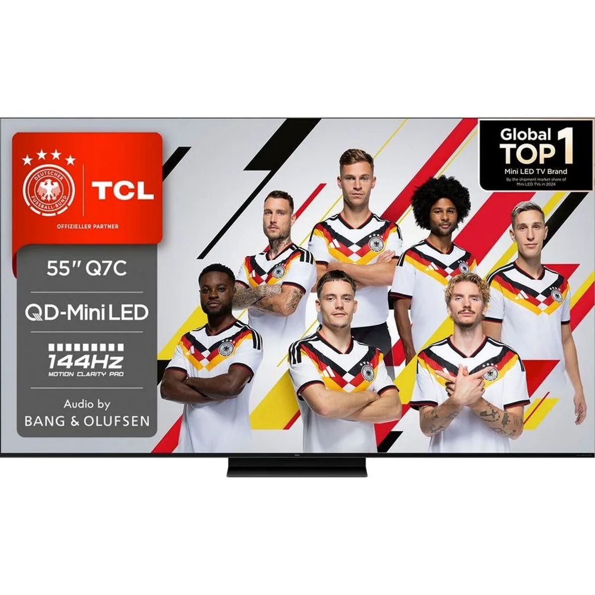 TCL 55Q7CX1 Mini-LED-Fernseher, 55 Zoll, 4K Ultra HD, Dolby Atmos, Triple-Tuner