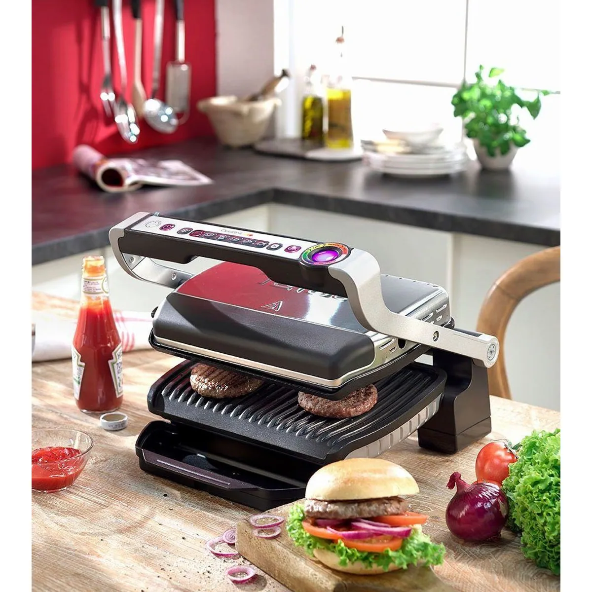 Tefal Optigrill GC705D Kontaktgrill, 2000 W, 6 automatische Programme 5