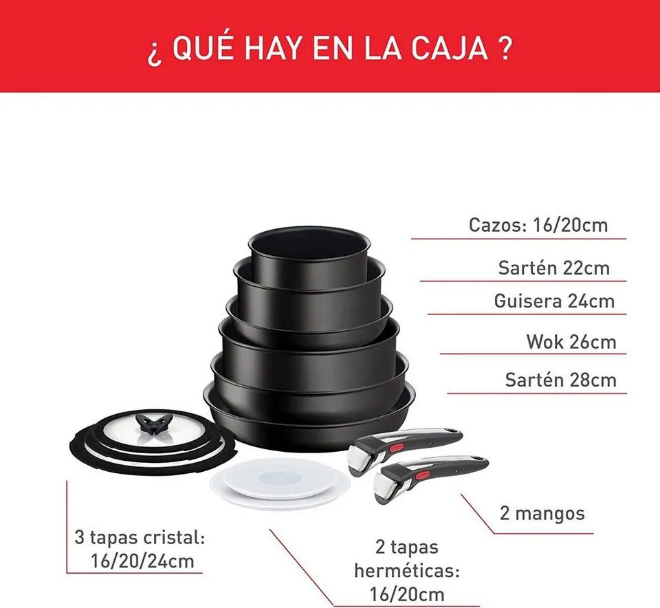 Tefal Ingenio Unlimited Topf-Set, 13-teilig, vielseitig und langlebig 2