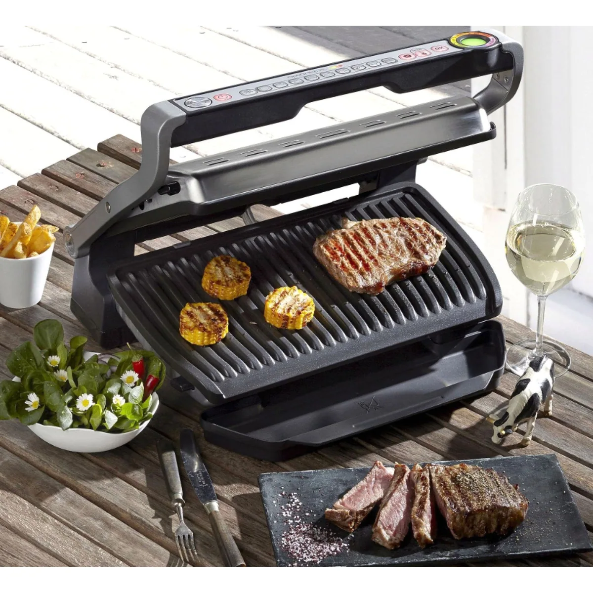 Tefal OptiGrill+ XL GC722D, 2180 W, 800 cm² Grillfläche, 9 Garprogramme 5