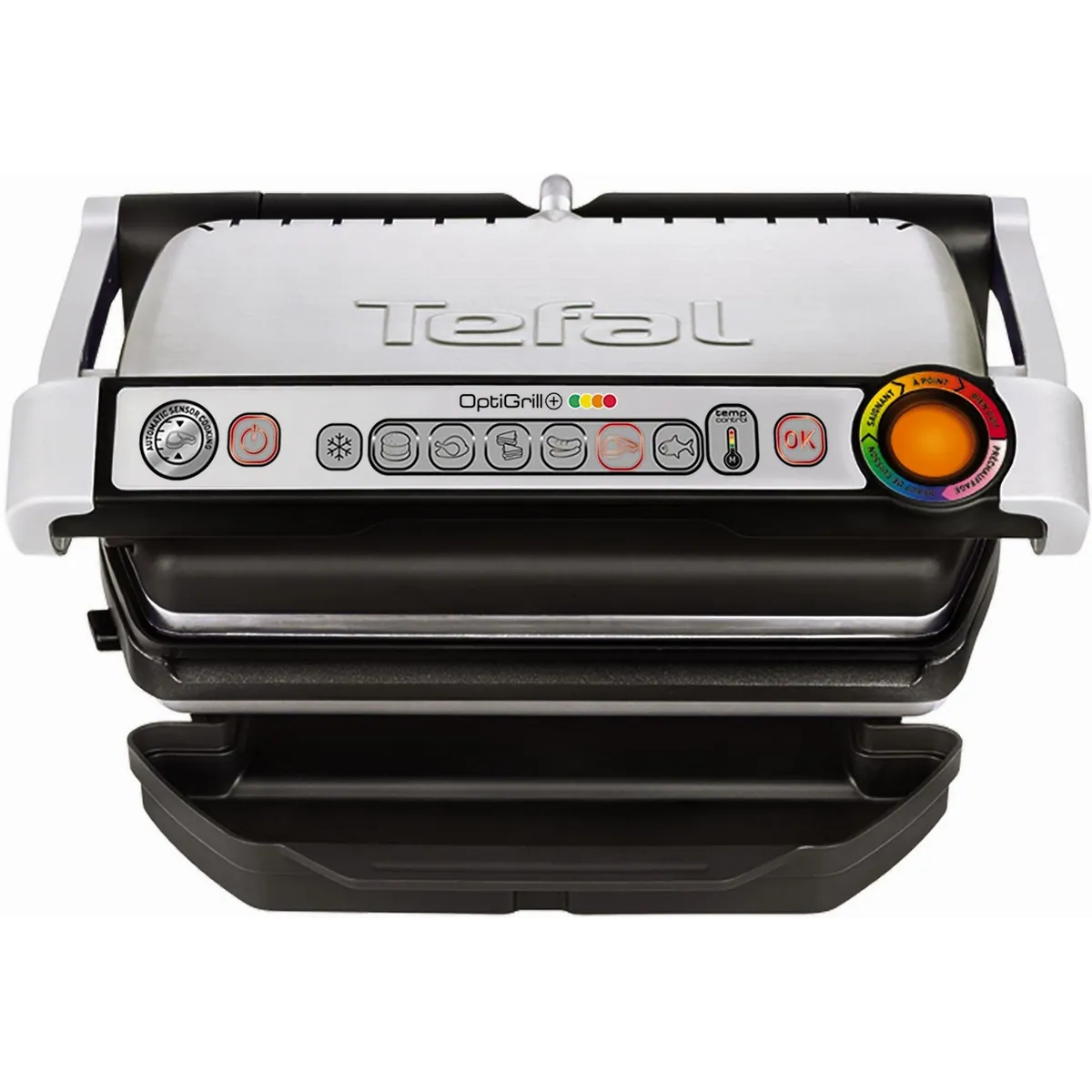 Tefal OptiGrill+ GC712D Kontaktgrill, 2000 W, 6 Programme, automatische Anpassung 3
