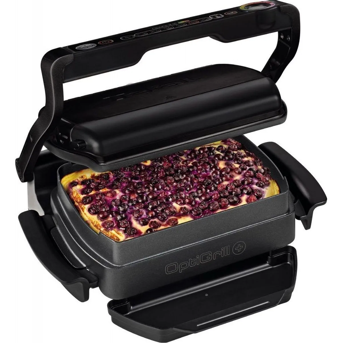 Tefal OptiGrill+ GC7148 Tischgrill, 2000 W, 6 Programme, Snack- und Backaufsatz 2