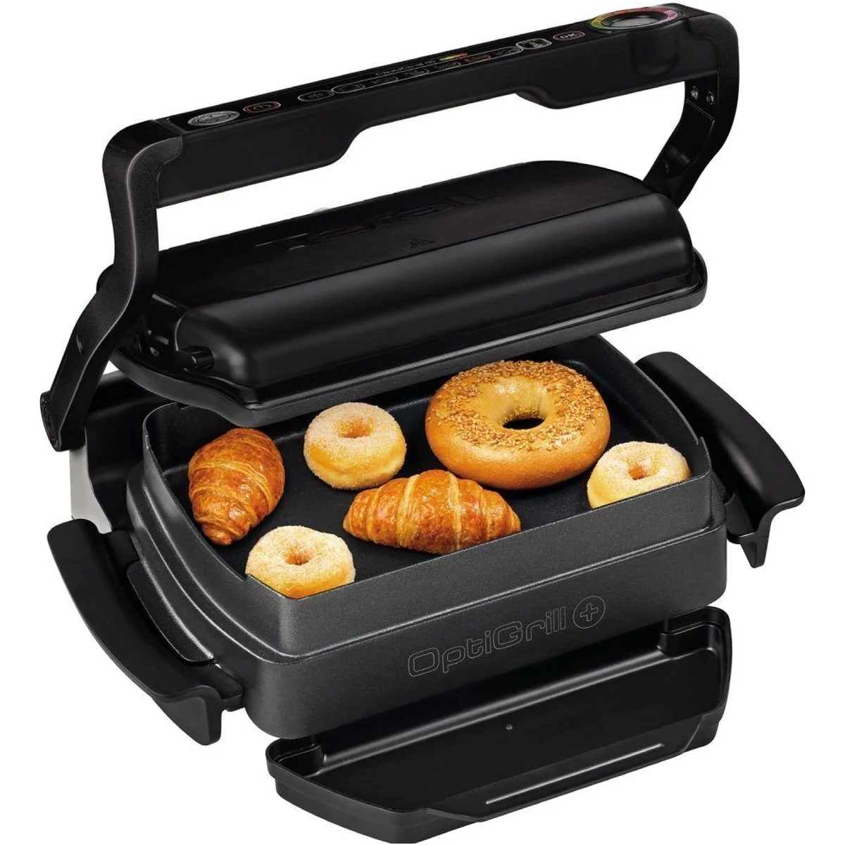 Tefal OptiGrill+ GC7148 Tischgrill, 2000 W, 6 Programme, Snack- und Backaufsatz 3