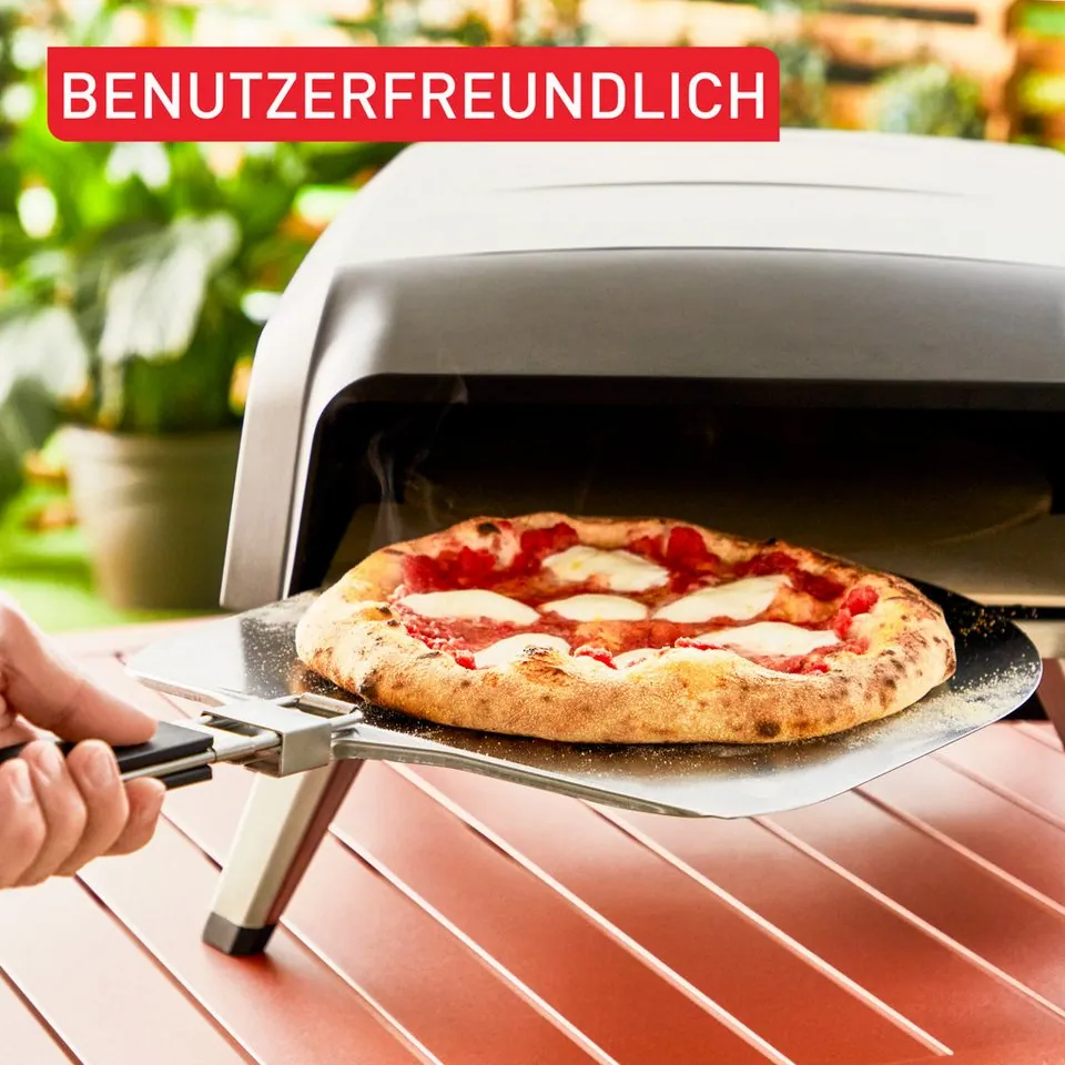 Tefal Pizza Pronto Pizzaofen, 360° drehender Pizzastein, schnelles Vorheizen, bis zu 400 °C 4