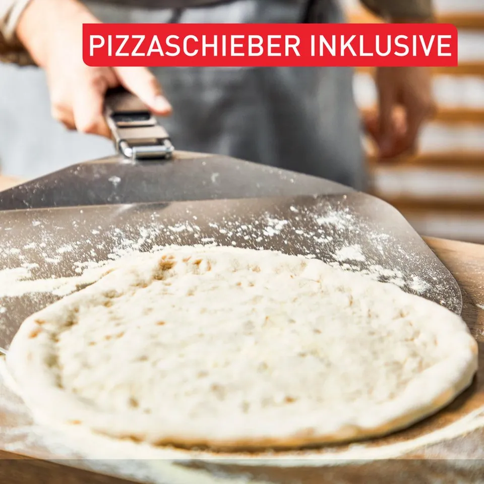 Tefal Pizza Pronto Pizzaofen, 360° drehender Pizzastein, schnelles Vorheizen, bis zu 400 °C 5