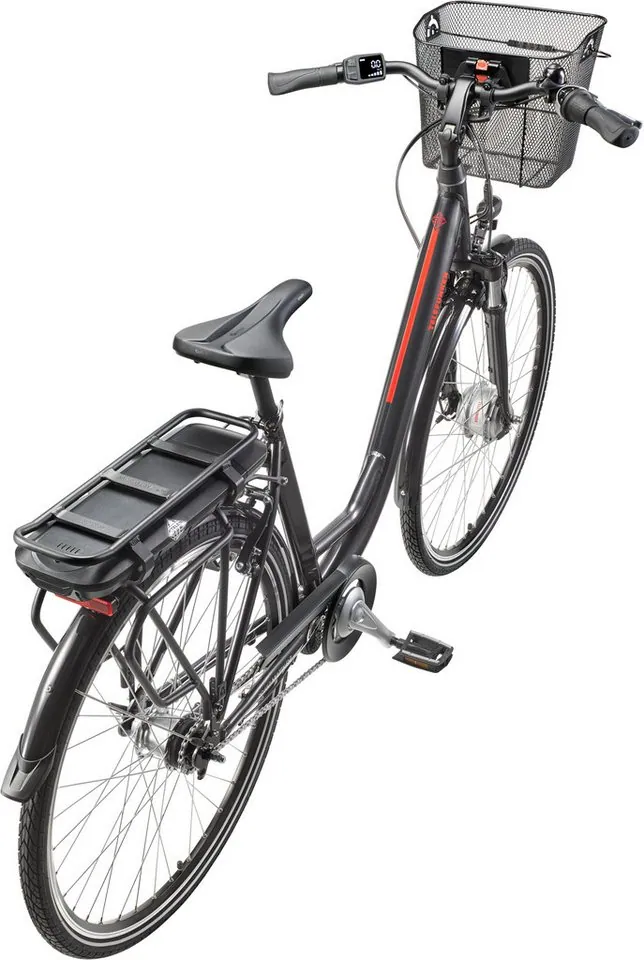 Telefunken RC657 E-Bike Cityrad, 250W Frontmotor, 7-Gang Nabenschaltung, 536,5 Wh Akku 3