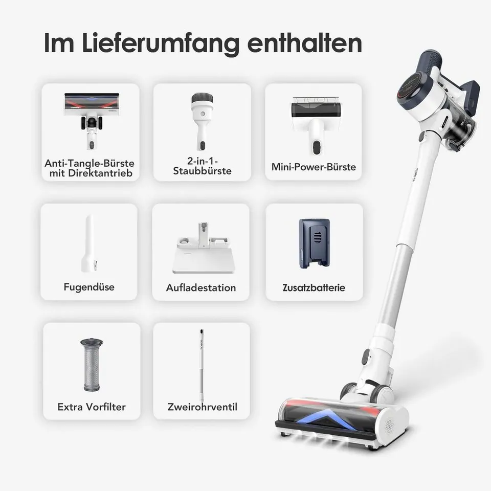 Tineco Pure One S15 Flex EX Akku-Stielstaubsauger, automatische Saugleistungsanpassung, 80 Min Laufzeit 4