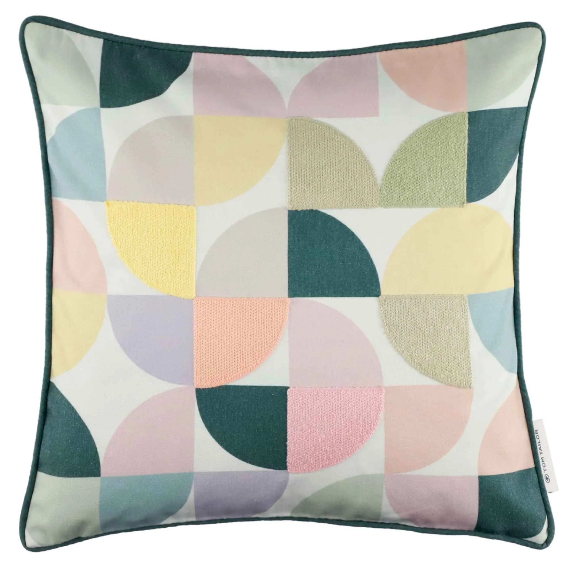 Tom Tailor Kissenhülle 45x45 cm, Baumwolle, moderne Designs für frisches Wohnen