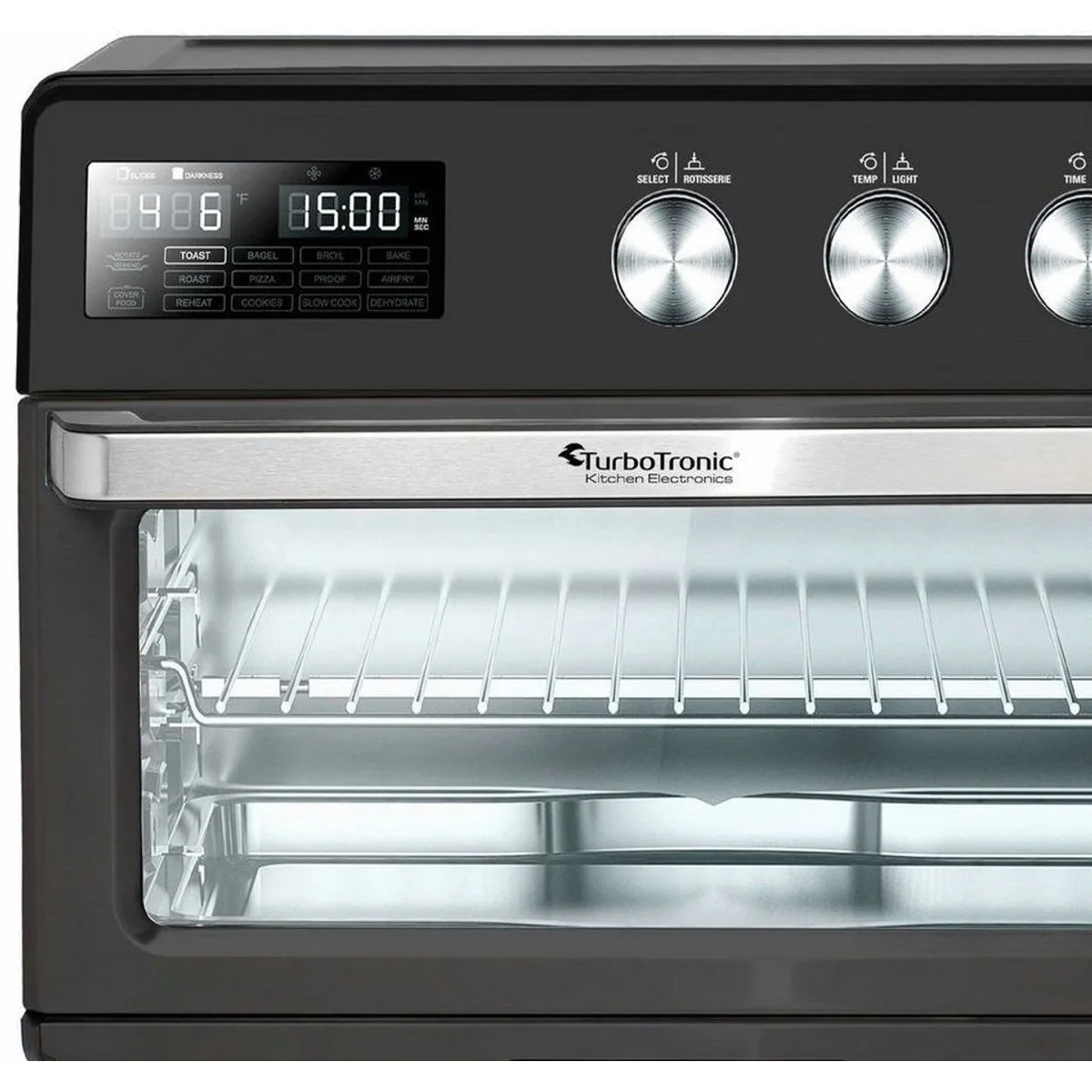 TurboTronic by Z-Line Minibackofen XL 32 L, Heißluftofen, 4 Garprogramme, 360°-Luftzirkulation 3