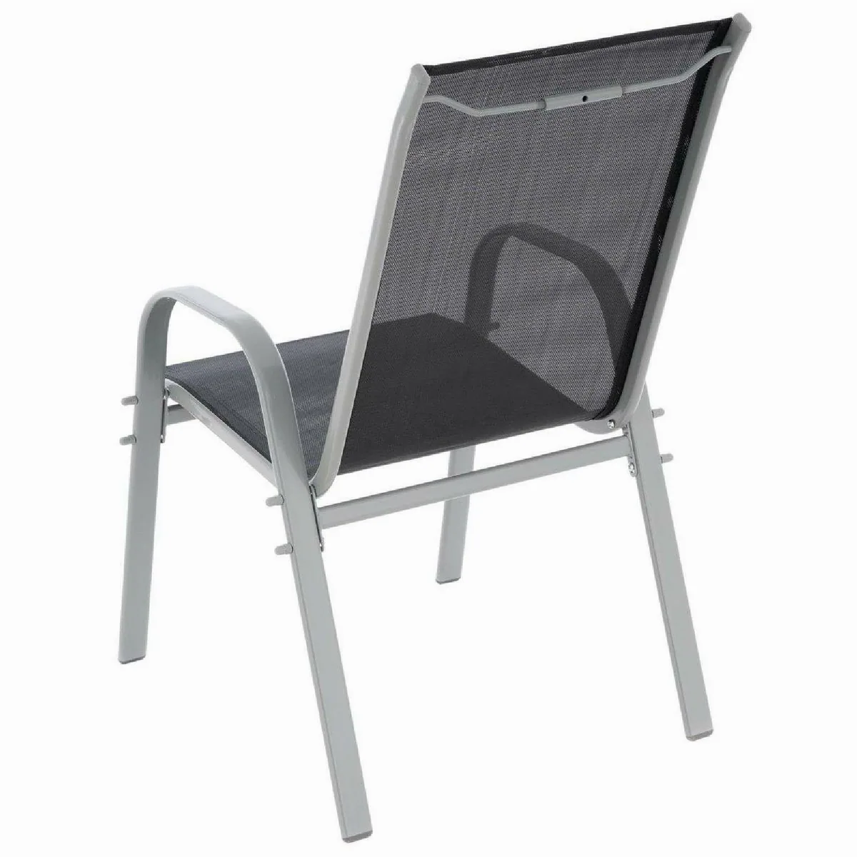 VCM 4er Stapelstuhl Gartenstuhl, komfortabel, platzsparend, robust 3