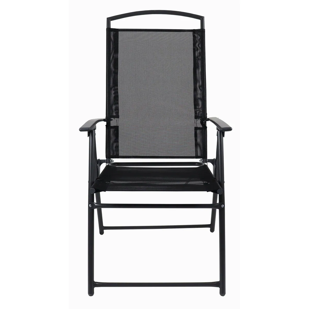 VCM Garlos Garten-Essgruppe 7-tlg, Tisch 140x80 cm, Klappstühle, Sicherheitsglas 5