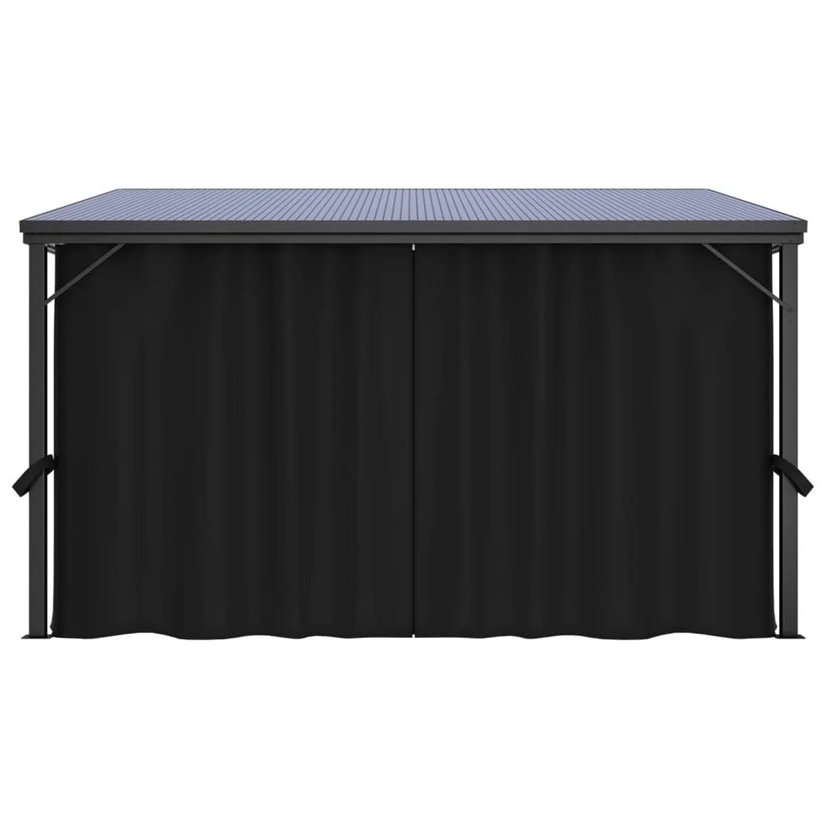 vidaXL Partyzelt Pavillon, UV-beständig, 4 Seitenvorhänge, 405x294x244 cm 4