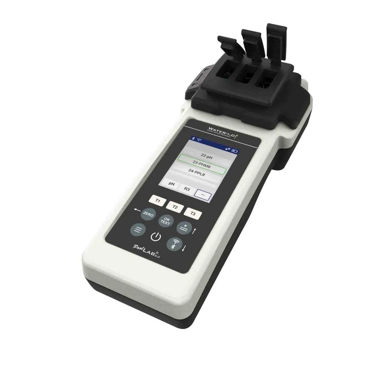 WATER-I.D. PoolLab 2.0 Photometer Set, 24 Parameter, WiFi und Bluetooth, IP68 2