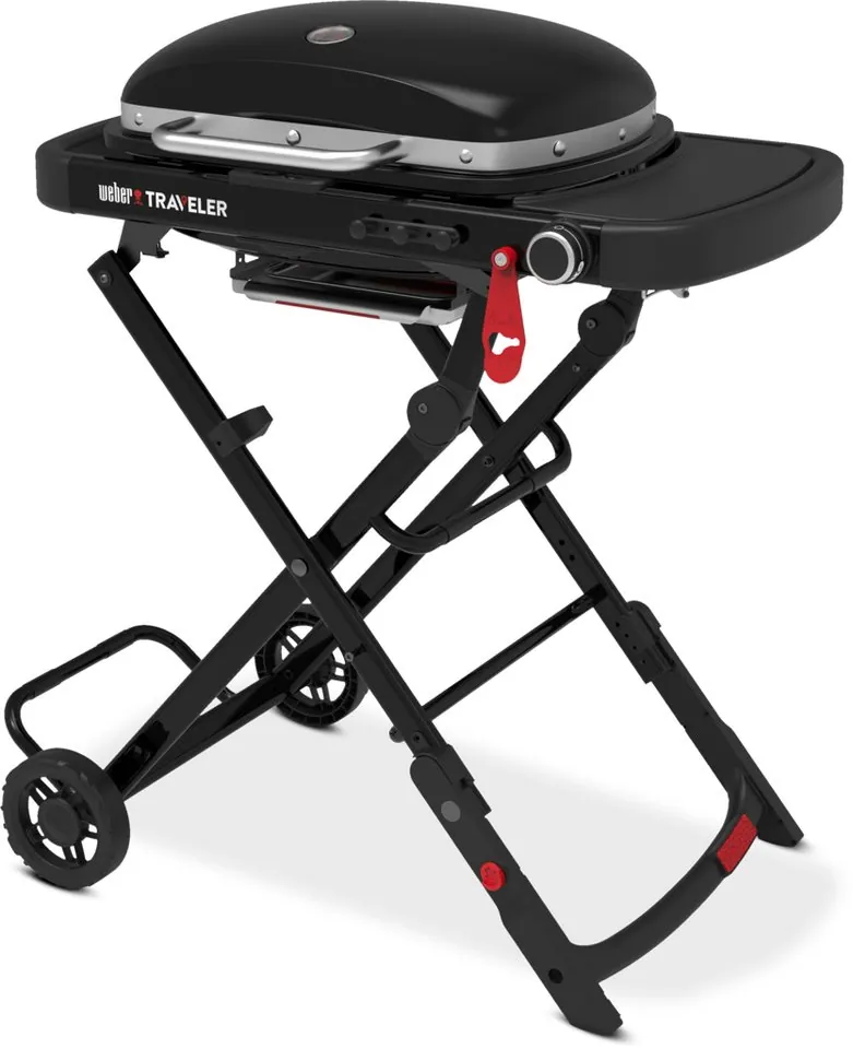 Weber Traveler Compact Camping-Gasgrill, kompakt, transportabel, vielseitig Dieses Produkt der Marke Weber wird von uns als unabhängigem Händler 4