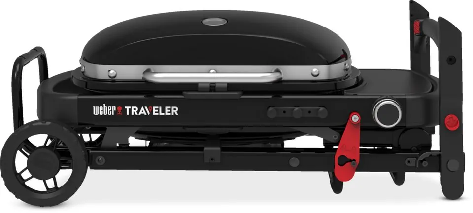 Weber Traveler Compact Camping-Gasgrill, kompakt, transportabel, vielseitig Dieses Produkt der Marke Weber wird von uns als unabhängigem Händler 5