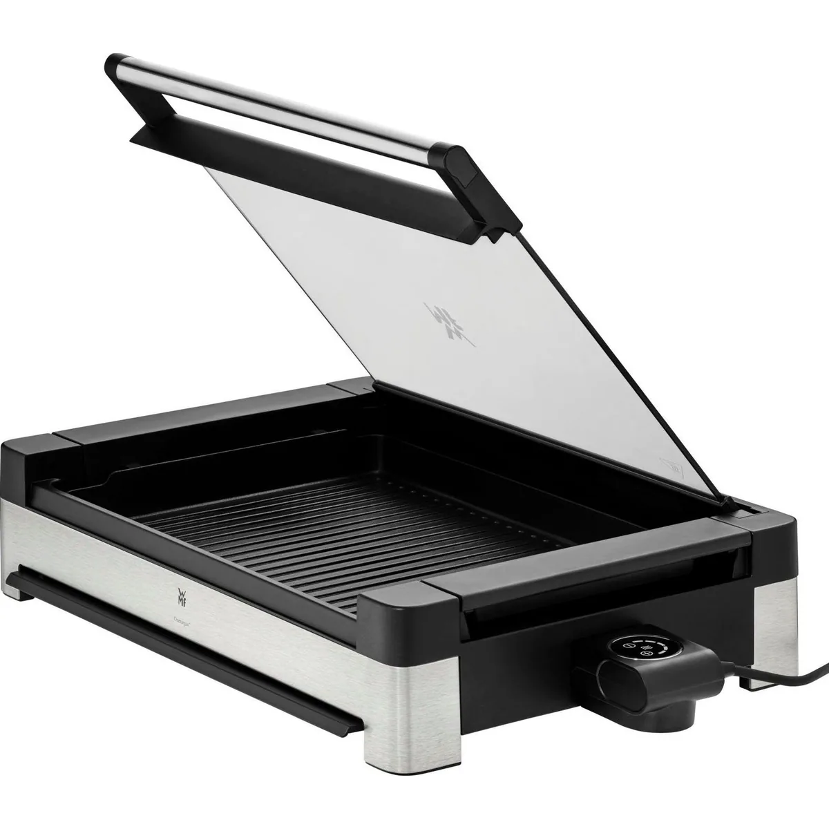 WMF Lono Tischgrill, 2200 W, mit abnehmbaren Glasdeckel 2
