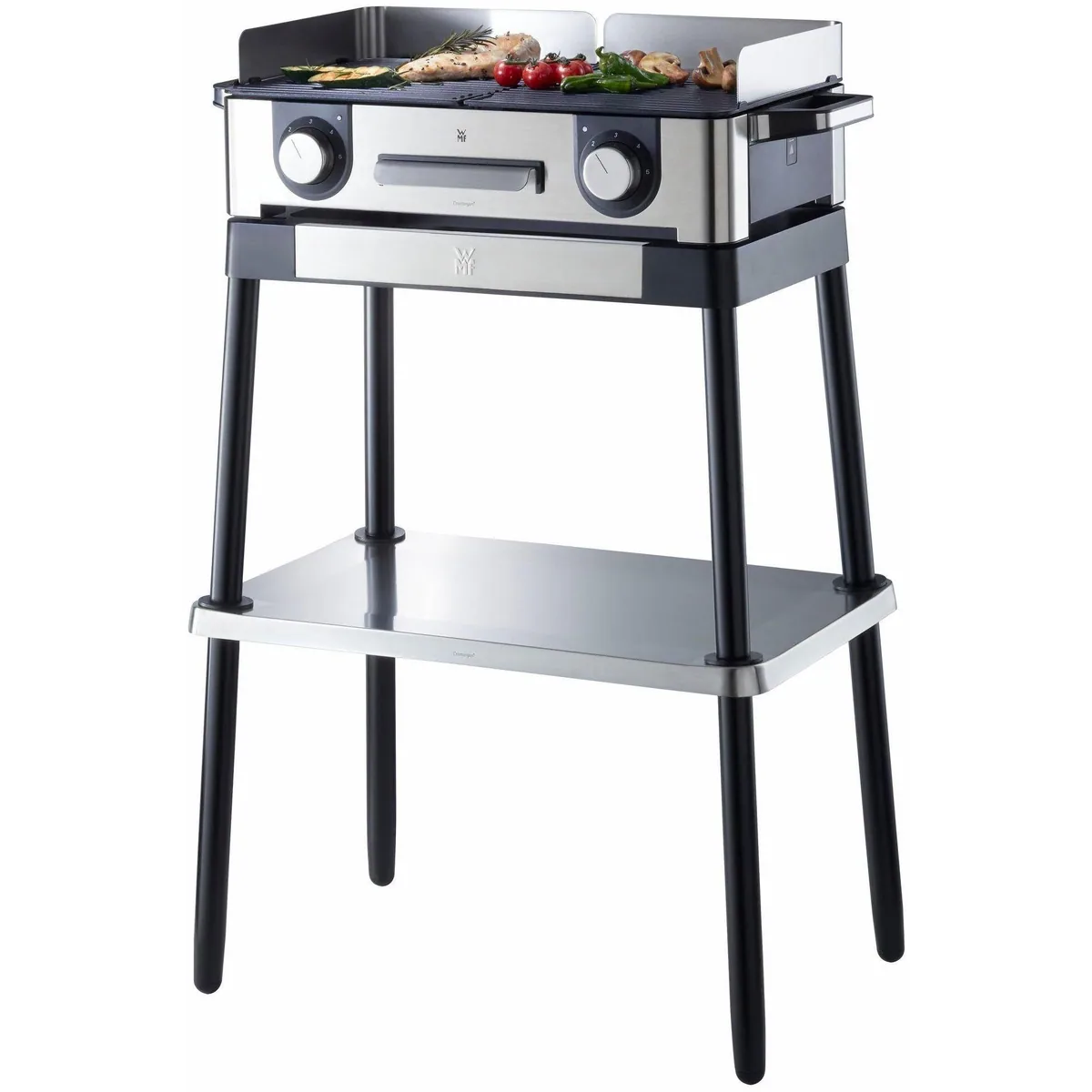 WMF LONO Master-Grill, 2400 W, 28 x 50 cm Grillfläche, herausnehmbare Grillplatten