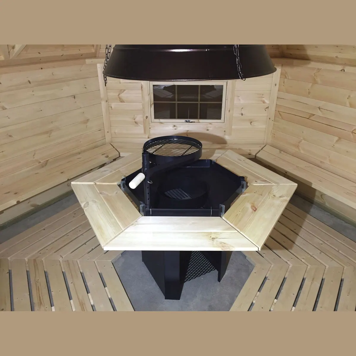 Wolff Grillkota Basic 9, BxT: 376x326 cm, inkl. Aufbau 3