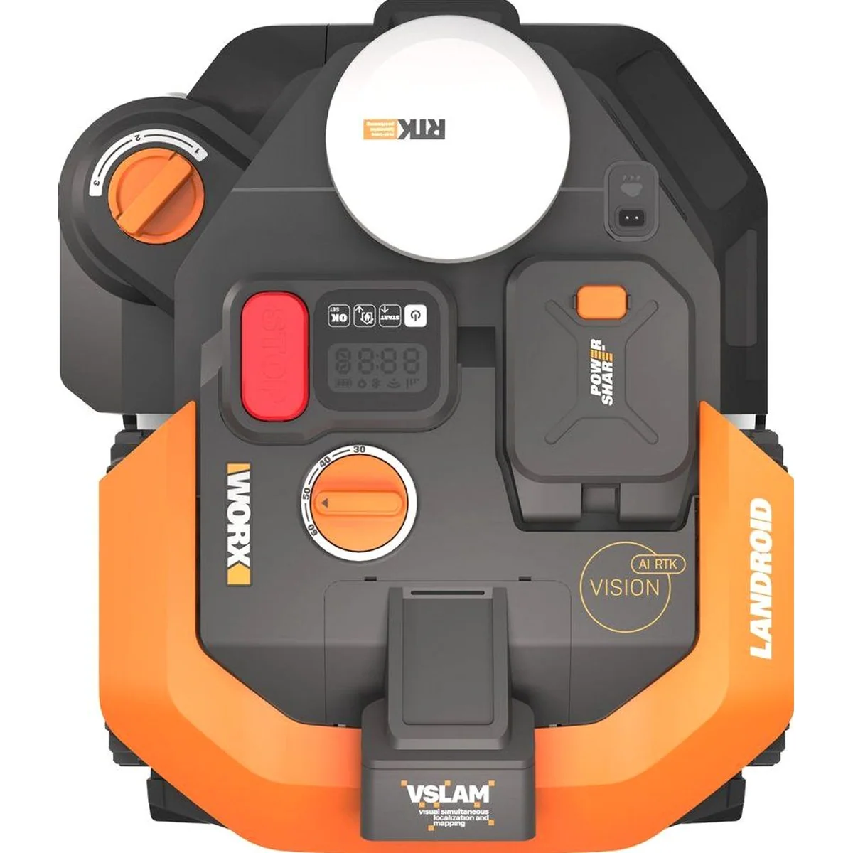 Worx Landroid Vision Cloud WR308E 2WD, Auto-Mapping, KI-Hinderniserkennung, App-Steuerung 2