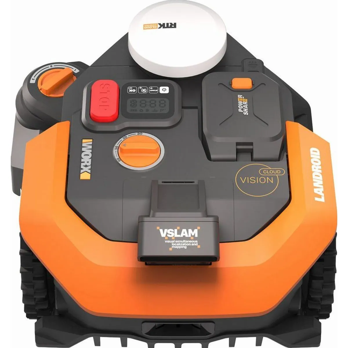 Worx Landroid Vision Cloud WR308E 2WD, Auto-Mapping, KI-Hinderniserkennung, App-Steuerung 4