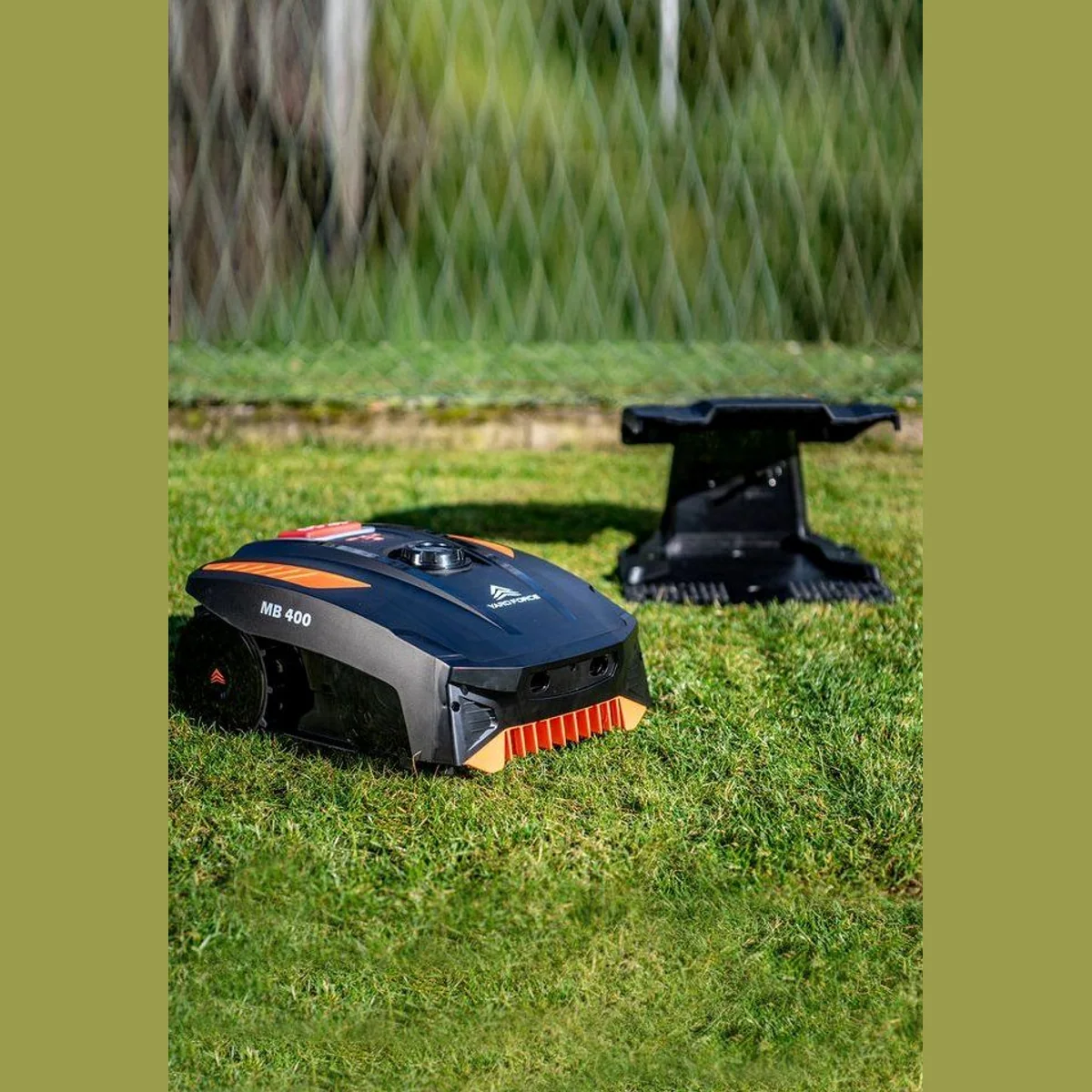 Yardforce MB400 Rasenmähroboter, 20V Akku, App-Steuerung, Schnittbreite 16 cm 2